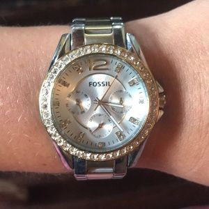 Fossil Gold and Silver watch